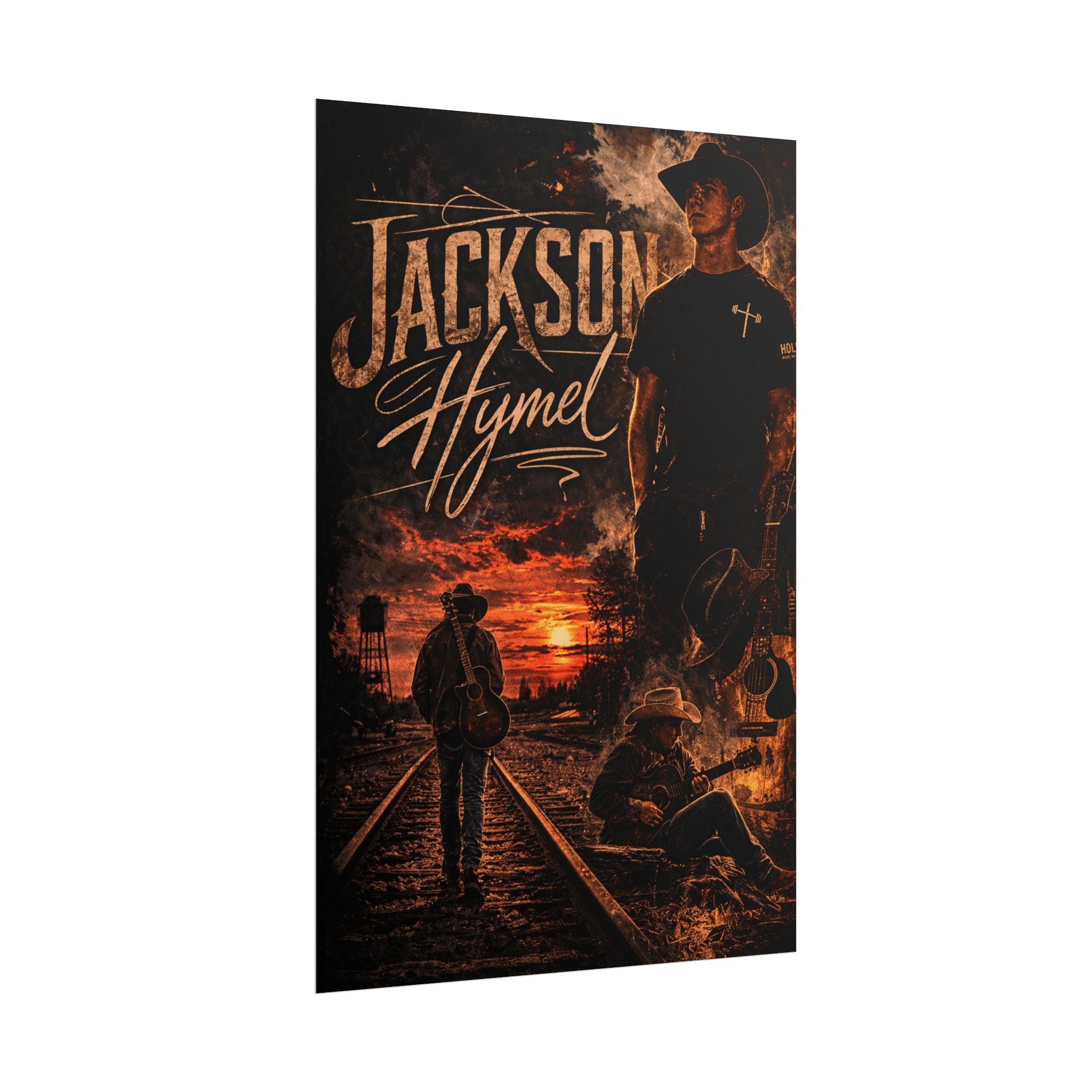 Jackson Hymel Country Music Poster - Rolled Art Print