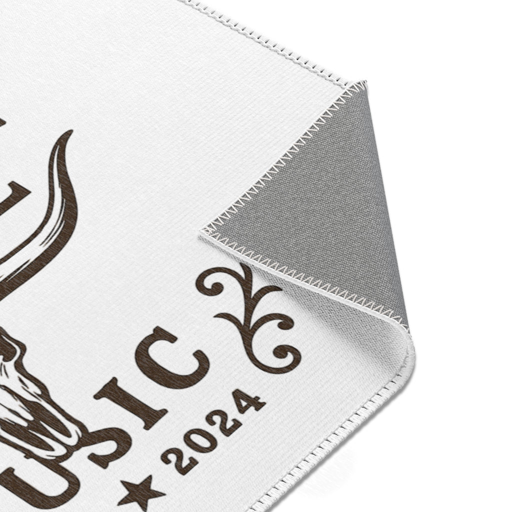 Personalized Western Area Rug- Horizontal
