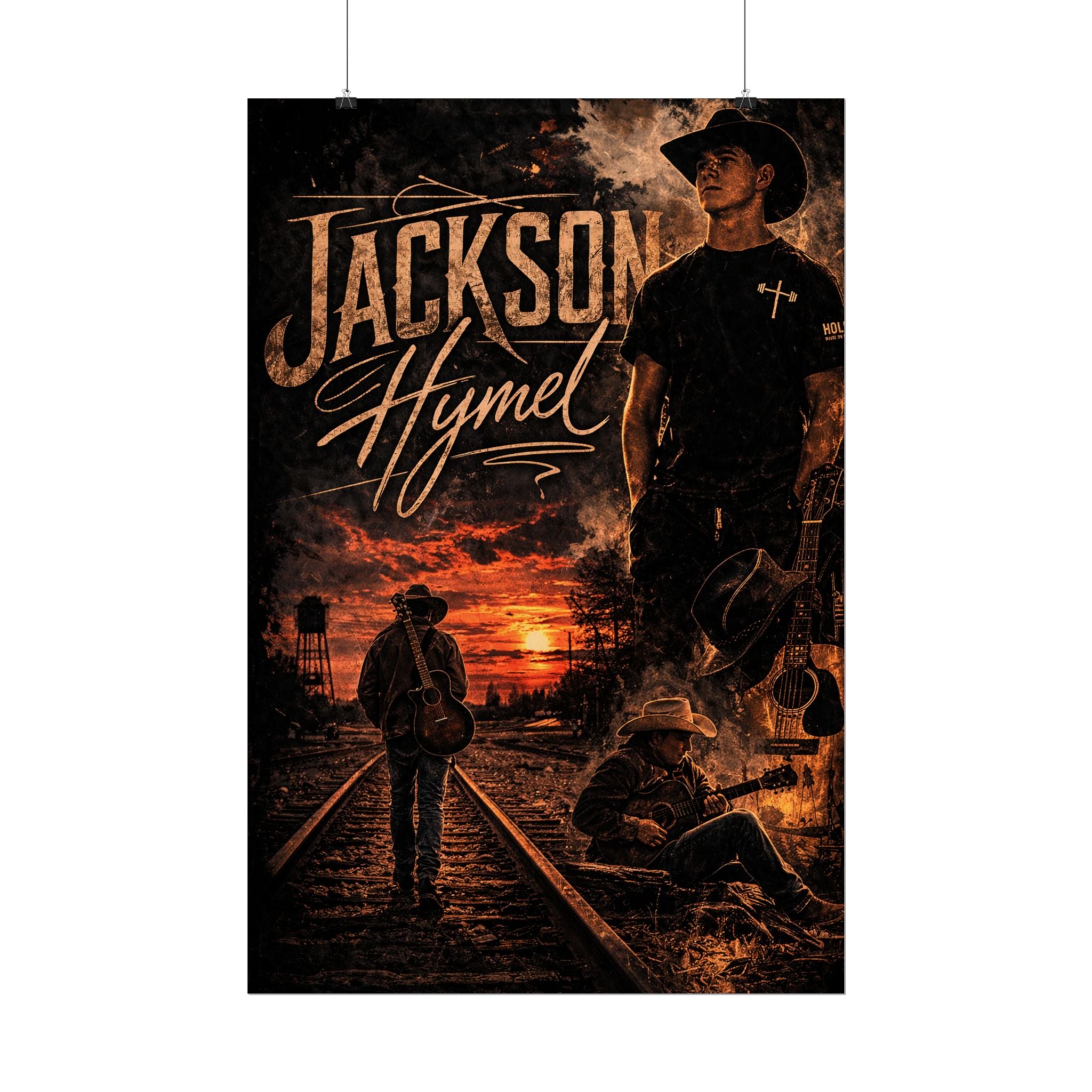 Jackson Hymel Country Music Poster - Rolled Art Print