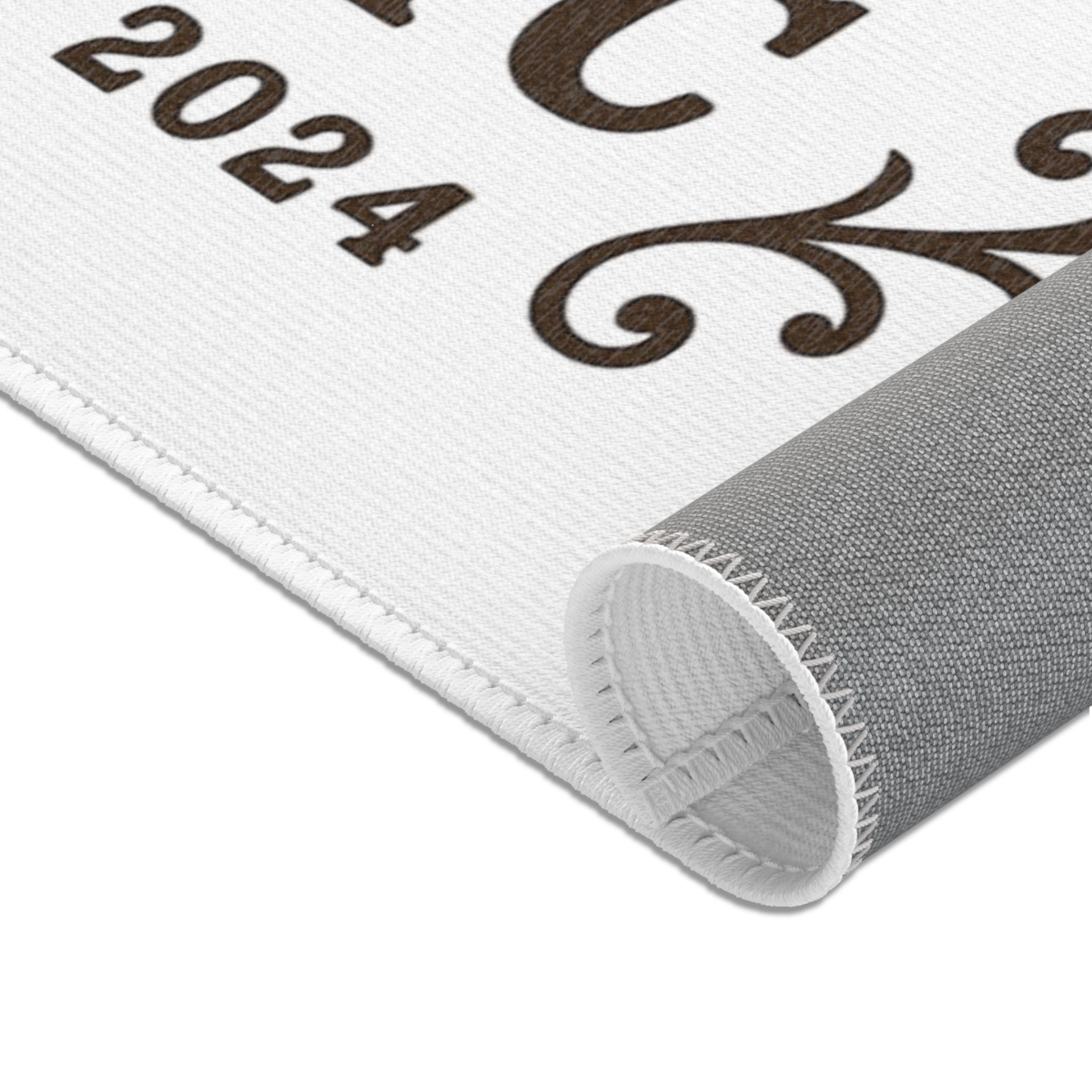 Personalized Western Area Rug- Horizontal