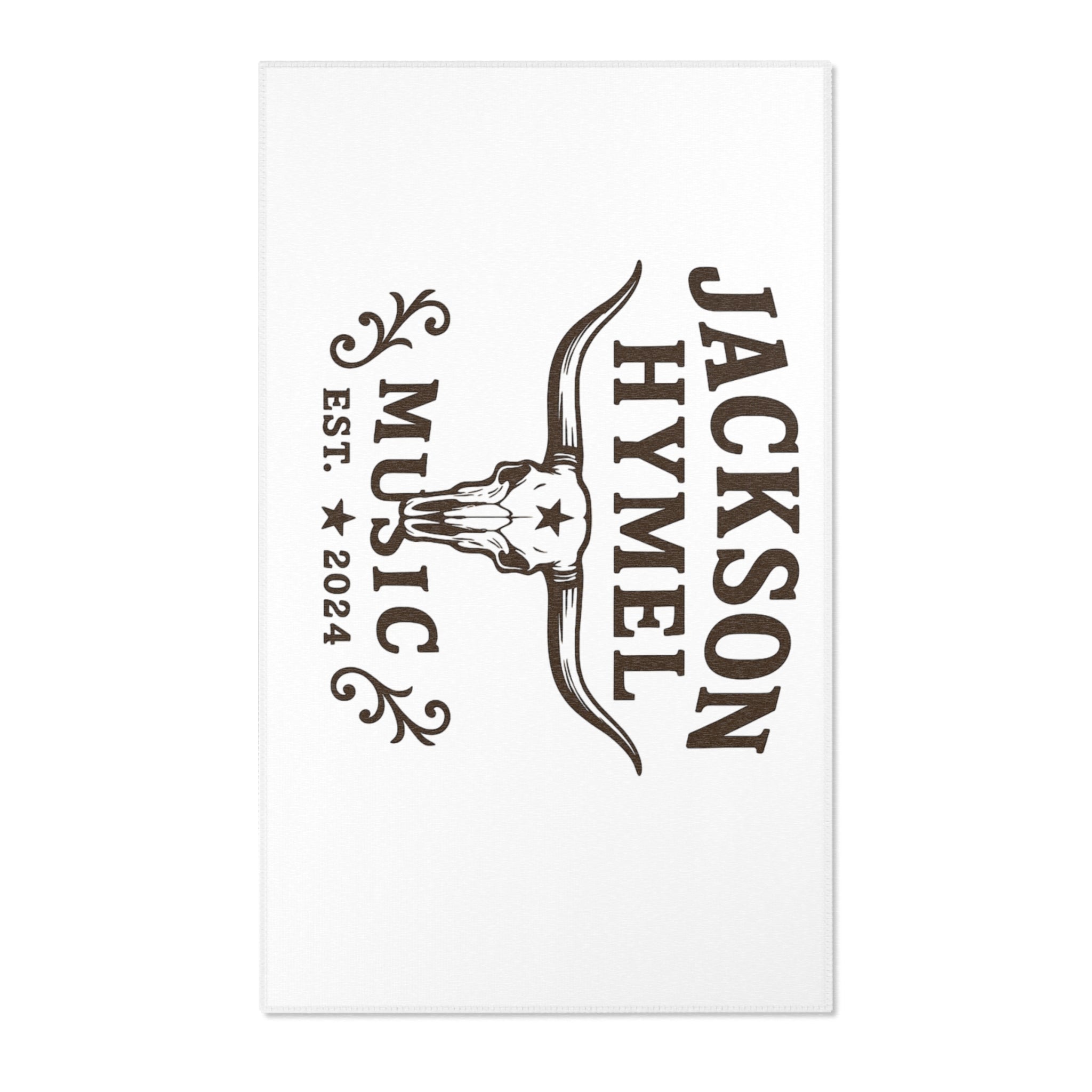 Personalized Western Area Rug- Horizontal