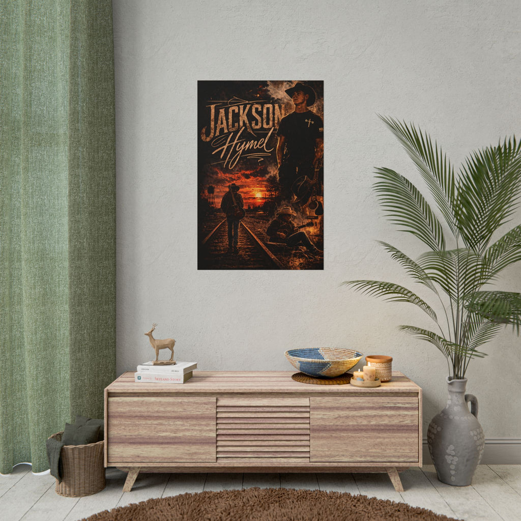 Jackson Hymel Country Music Poster - Rolled Art Print
