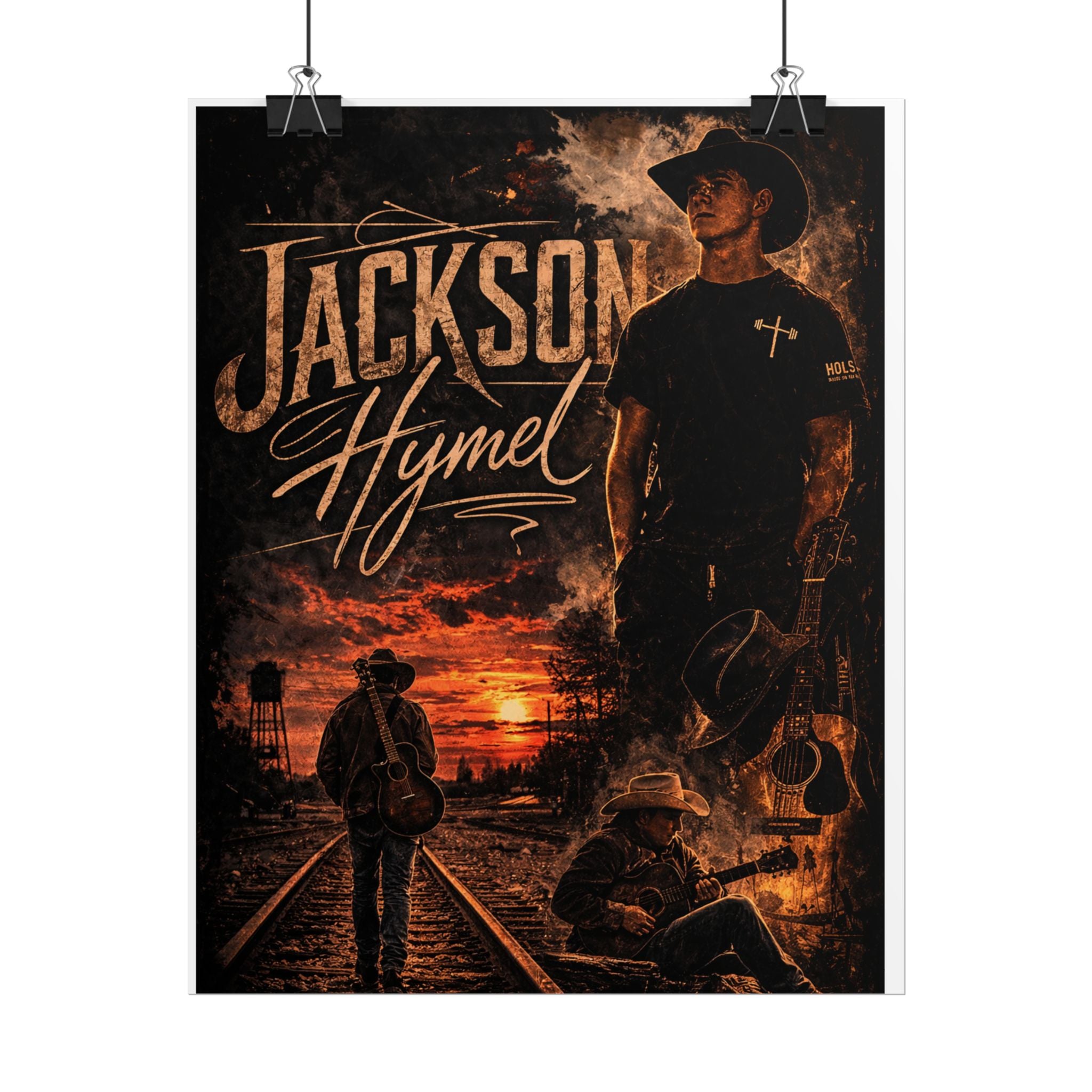 Jackson Hymel Country Music Poster - Rolled Art Print