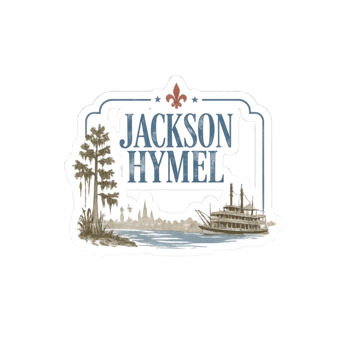 Jackson Hymel "On the Bayou" Sticker