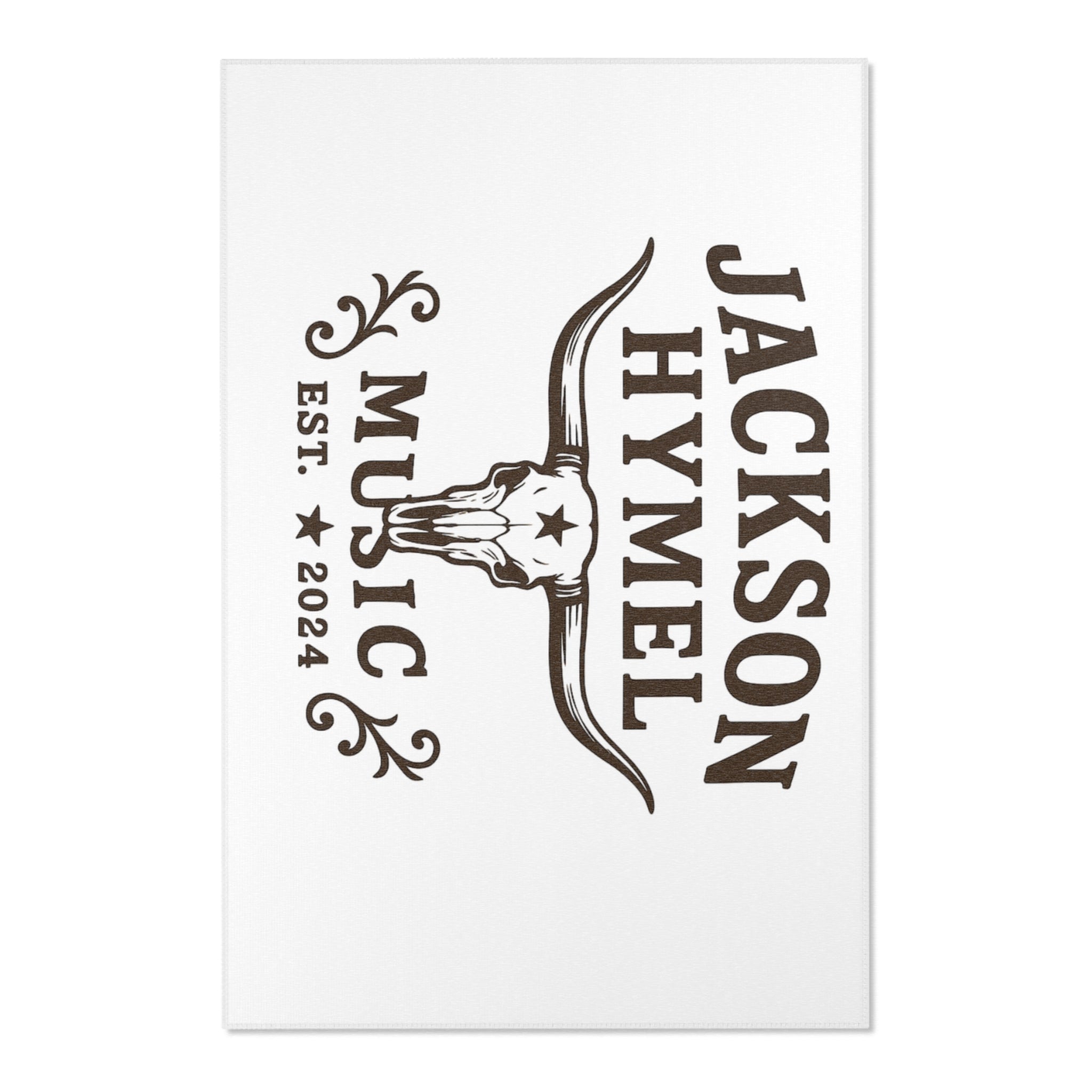 Personalized Western Area Rug- Horizontal