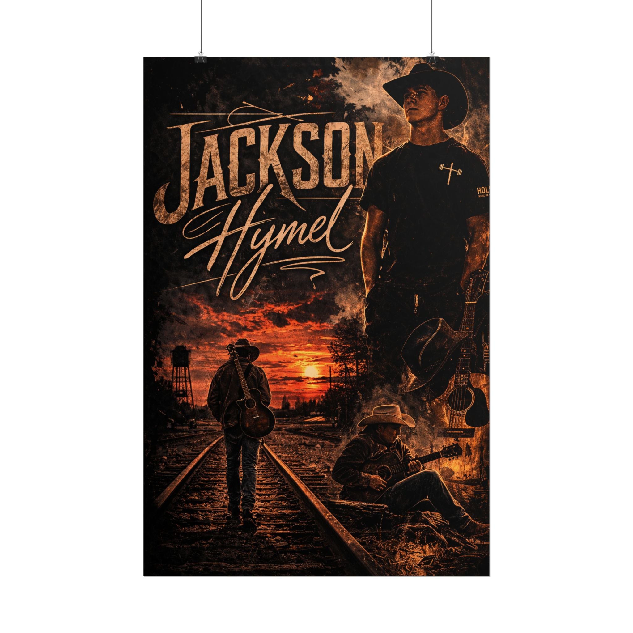 Jackson Hymel Country Music Poster - Rolled Art Print