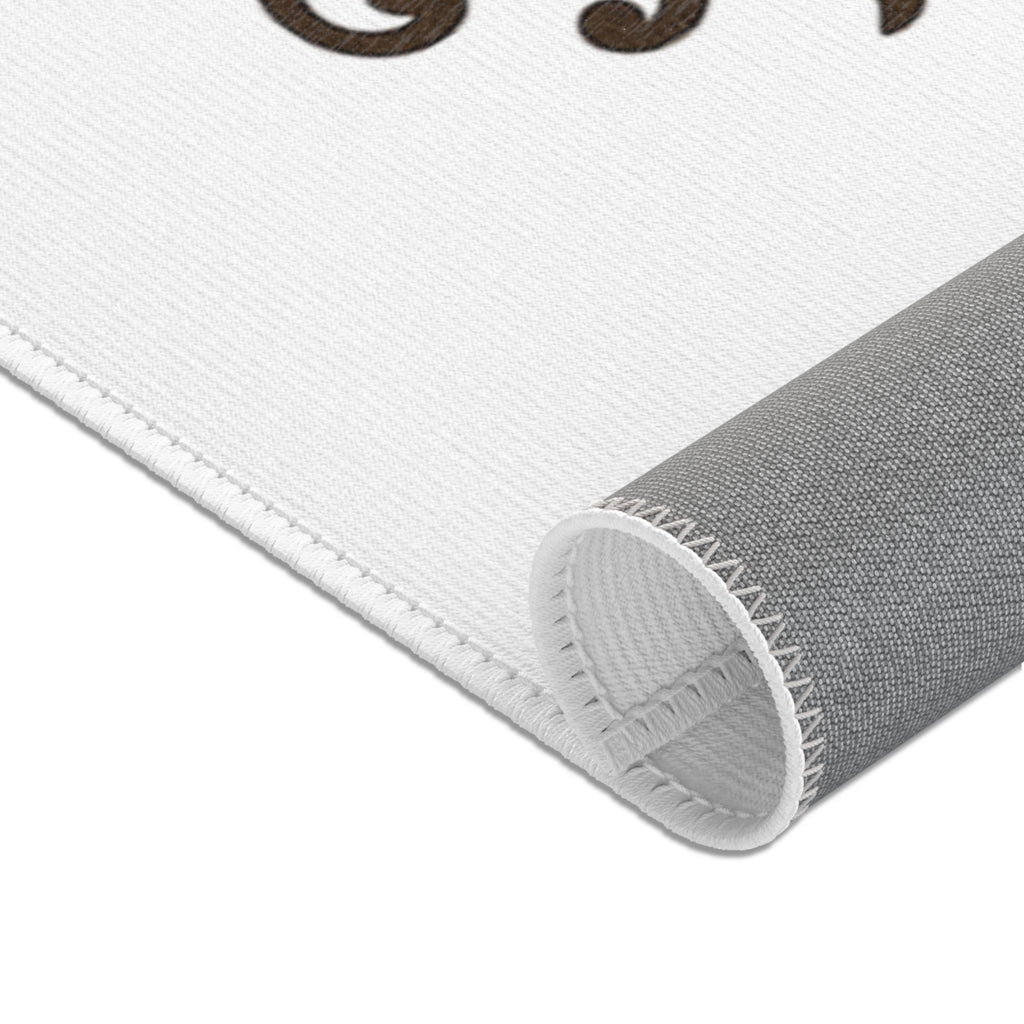 Personalized Western Area Rug- Horizontal