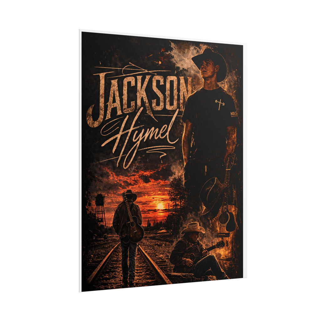 Jackson Hymel Country Music Poster - Rolled Art Print
