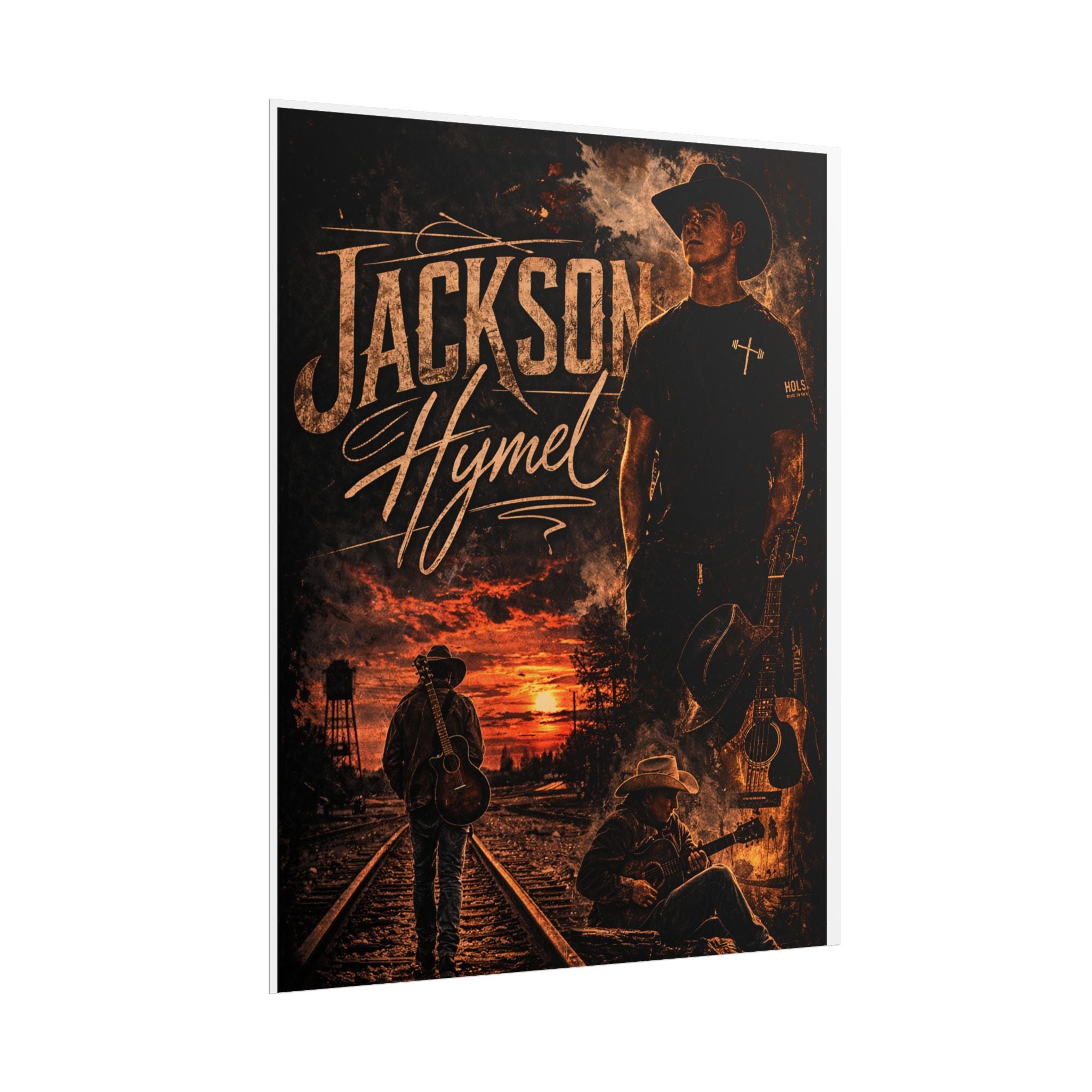 Jackson Hymel Country Music Poster - Rolled Art Print