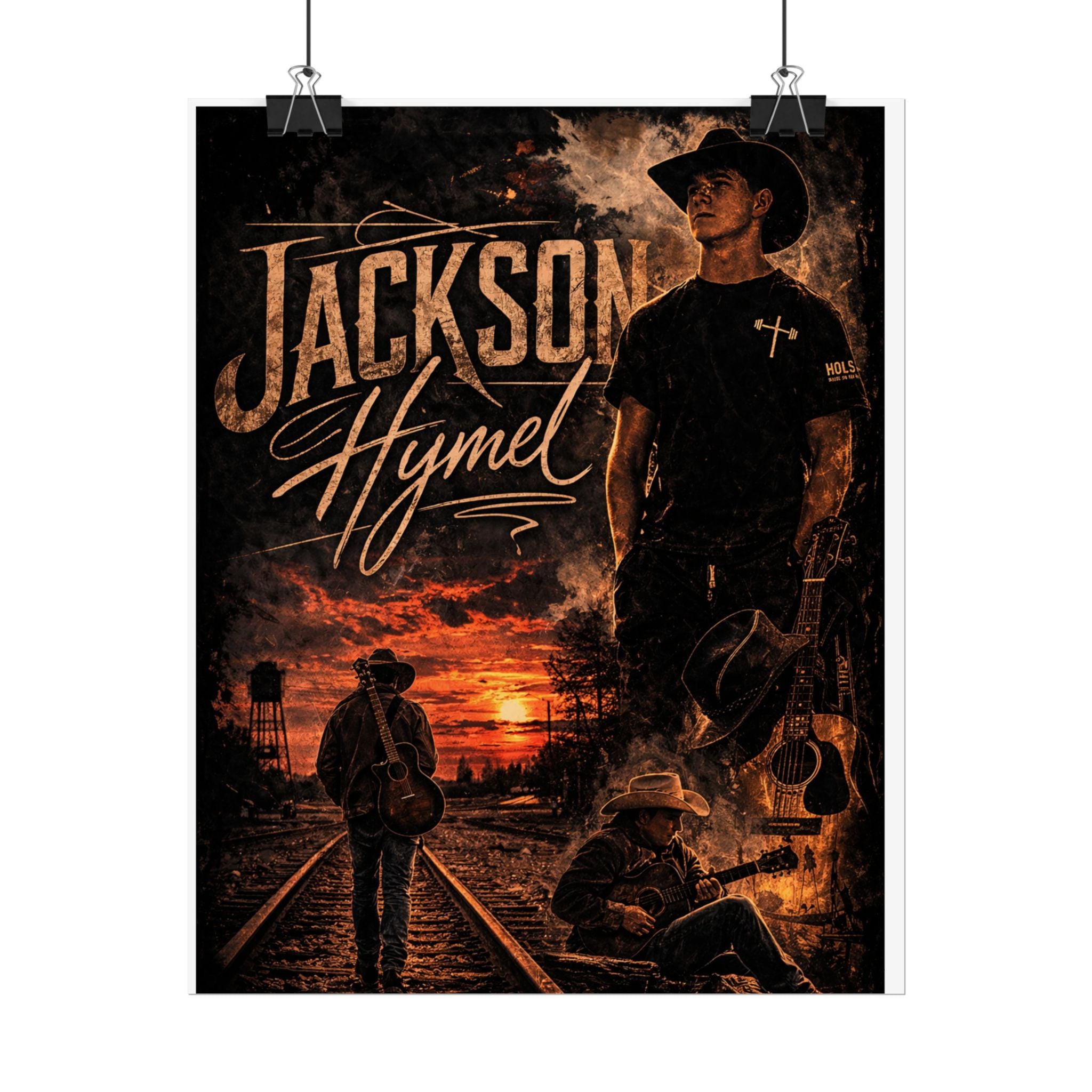 Jackson Hymel Country Music Poster - Rolled Art Print