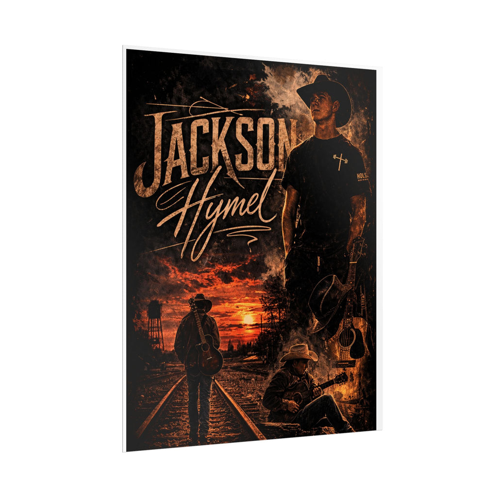 Jackson Hymel Country Music Poster - Rolled Art Print