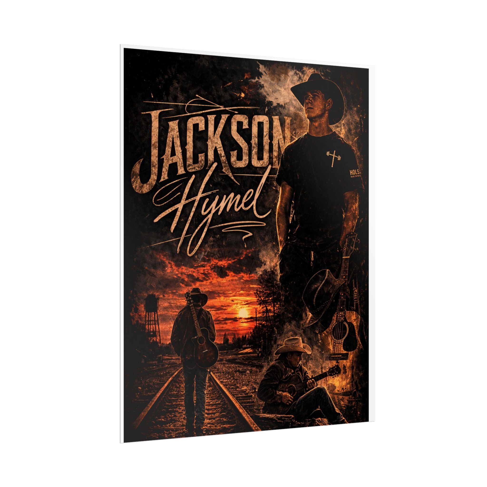 Jackson Hymel Country Music Poster - Rolled Art Print