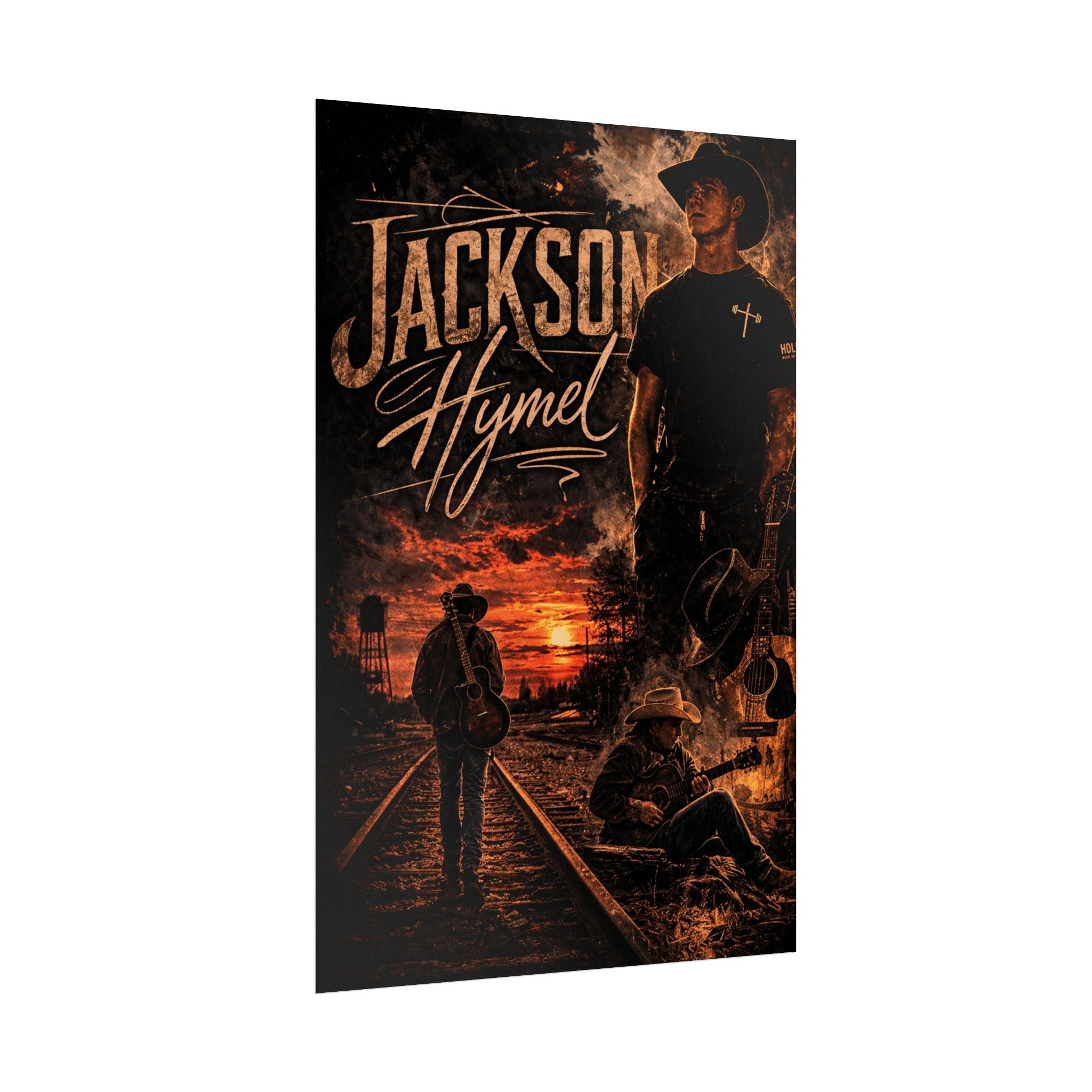 Jackson Hymel Country Music Poster - Rolled Art Print