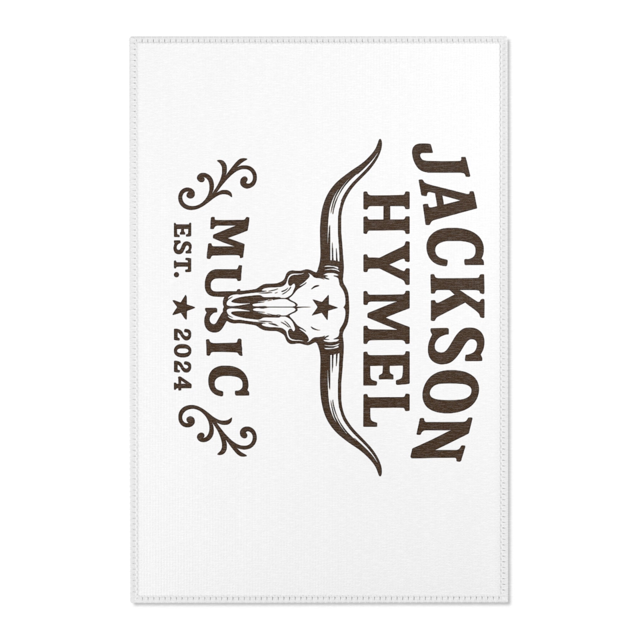 Personalized Western Area Rug- Horizontal