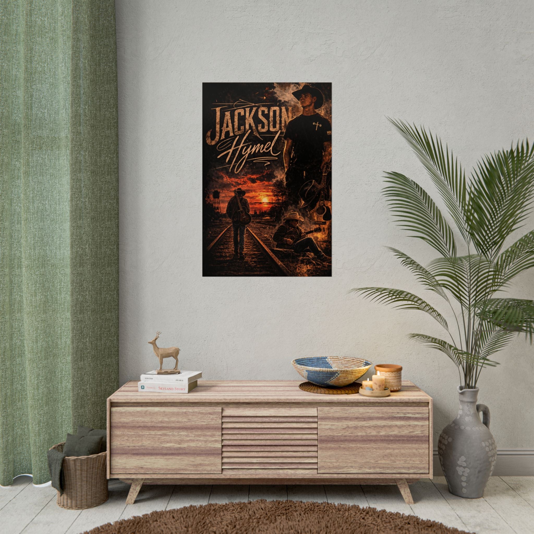 Jackson Hymel Country Music Poster - Rolled Art Print